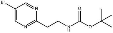 tert-butyl N-[2-(5-bromopyrimidin-2-yl)ethyl]carbamate