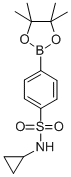 N-环丙基-4-(4,4,5,5-四甲基-1,3,2-二氧硼杂环戊烷-2-基)苯磺酰胺