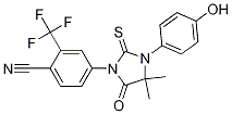 4-(3-(4-Hydroxyphenyl)-4,4-dimethyl-5-oxo-2-thioxoimidazolidin-1-yl)-2-(trifluoromethyl)benzonitrile