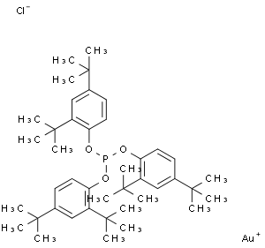 氯[三(2,4-二叔丁基苯基)亚磷酸]金