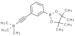 3-[(三甲硅烷基)乙炔基]苯基硼酸频那醇酯