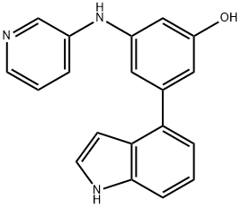 Phenol, 3-(1H-indol-4-yl)-5-(3-pyridinylamino)-