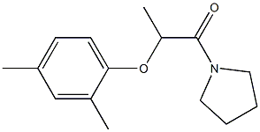 2-(2,4-dimethylphenoxy)-1-pyrrolidin-1-ylpropan-1-one