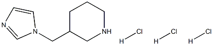 3-(1H-Imidazol-1-ylmethyl)piperidine 3HCl