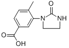 4-methyl-3-(2-oxoimidazolidin-1-yl)benzoic acid