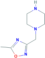 Piperazine, 1-[(5-methyl-1,2,4-oxadiazol-3-yl)methyl]-