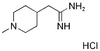 2-(1-methylpiperidin-4-yl)ethanimidamide(SALTDATA: 1.2HCl 0.25H2O 0.05C2H5OH)