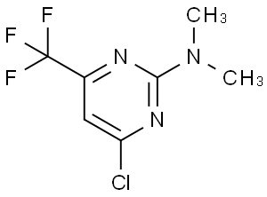 4-氯-N,N-二甲基-6-(三氟甲基)嘧啶-2-胺