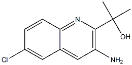 2-Quinolinemethanol, 3-amino-6-chloro-α,α-dimethyl-