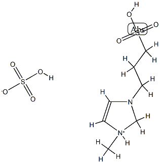 1H-Imidazolium, 1-methyl-3-(3-sulfopropyl)-, sulfate (1:1)