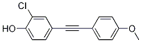 2-Chloro-4-((4-Methoxyphenyl)ethynyl)phenol