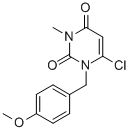 6-氯-1-[(4-甲氧基苯基)甲基] -3-甲基-2,4(1H,3H)-嘧啶二酮