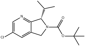 (S)-3-氯-7-异丙基-5H-吡咯并[3,4-b]吡啶-6(7H)-羧酸叔丁酯