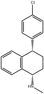 1-NAPHTHALENAMINE, 4-(4-CHLOROPHENYL)-1,2,3,4-TETRAHYDRO-N-METHYL-, (1S,4S)-