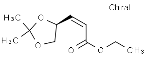 (S)-(+)-3-(2,2-二甲基-1,3-二氧戊环-4-基)-顺式-2-丙烯酸乙酯