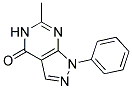 6-methyl-1-phenyl-1,5-dihydro-4H-pyrazolo[3,4-d]pyrimidin-4-one