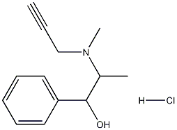 alpha-(1-(Methyl(2-propynyl)amino)ethyl)benzyl alcohol hydrochloride