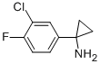 1-(3-Chloro-4-fluorophenyl)cyclopropanamine