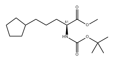 Boc-(S)-5-cyclopentyl-2-(methylamino)pentanoic acid