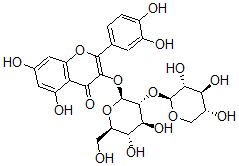 槲皮素-3-O-木糖(1-2)葡萄糖