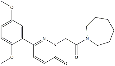 2-[2-(azepan-1-yl)-2-oxoethyl]-6-(2,5-dimethoxyphenyl)pyridazin-3-one