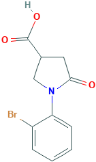 1-(2-溴苯基)-5-氧代-吡咯烷-3-羧酸