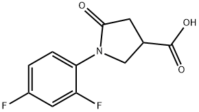 1-(2,4-二氟苯基)-5-氧吡咯烷-3-羧酸