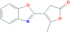 4-(1,3-苯并噁唑-2-基)-5-甲基-2,3-二氢呋喃-2-酮