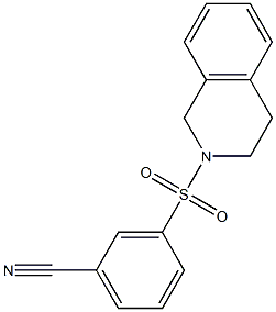 3-(3,4-dihydroisoquinolin-2(1H)-ylsulfonyl)benzonitrile