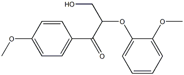 3-羟基-2-(2-甲氧基苯氧基)-1-(4-甲氧基苯基)丙基-1-酮