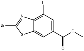 Methyl 2-bromo-4-fluorobenzo[d]thiazole-6-carboxylate