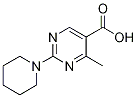 4-methyl-2-(1-piperidinyl)-5-pyrimidinecarboxylic acid(SALTDATA: FREE)