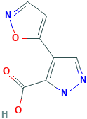 4-Isoxazol-5-yl-1-methyl-1H-pyrazole-5-carboxylic acid