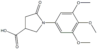 5-OXO-1-(3,4,5-TRIMETHOXYPHENYL)PYRROLIDINE-3-CARBOXYLIC ACID