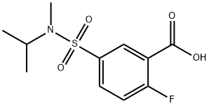 2-氟-5-(N-异丙基-N-甲基氨磺酰基)苯甲酸