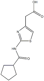 {2-[(CYCLOPENTYLCARBONYL)AMINO]-1,3-THIAZOL-4-YL}ACETIC ACID