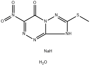 Sodium 2-methylthio-6-nitro-1,2,4-triazol [5,1c][1,2,3]-triazin-7-one dihydrate