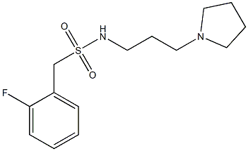 1-(2-fluorophenyl)-N-(3-pyrrolidin-1-ylpropyl)methanesulfonamide