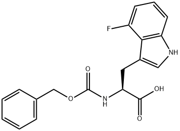 (2S)-2-{[(benzyloxy)carbonyl]amino}-3-(4-fluoro-1H-indol-3-yl)propanoic acid