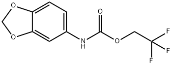 2,2,2-trifluoroethyl N-(1,3-dioxaindan-5-yl)carbamate