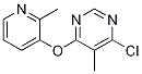 4-Chloro-5-methyl-6-(2-methylpyridin-3-yloxy)pyrimidine