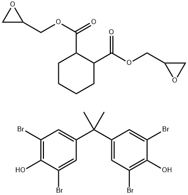 1,2-Cyclohexanedicarboxylic acid, bis(oxiranylmethyl) ester, reaction products with 4,4'-(1-methylethylidene)bis[2,6-dibromophenol]