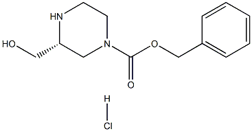 (3R)-3-(hydroxymethyl)-1-Piperazinecarboxylic acid phenylmethyl ester hydrochloride