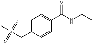 N-乙基-4-((甲磺酰基)甲基)苯甲酰胺