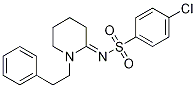 BenzenesulfonaMide, 4-chloro-N-[1-(2-phenylethyl)-2-piperidinylidene]-