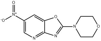 Oxazolo[4,5-b]pyridine, 2-(4-morpholinyl)-6-nitro-