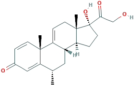 (6α)-17,21-Dihydroxy-6-methylpregna-1,4,9(11)-triene-3,20-dione