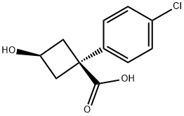 cis-1-(4-Chlorophenyl)-3-hydroxycyclobutanecarboxylic acid