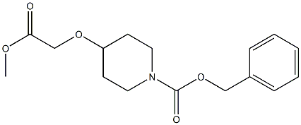 4-Methoxycarbonylmethoxy-piperidine-1-carboxylic acid benzyl ester