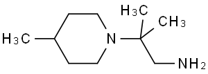 2-甲基-2-(4-甲基-1-哌啶基)-1-丙胺